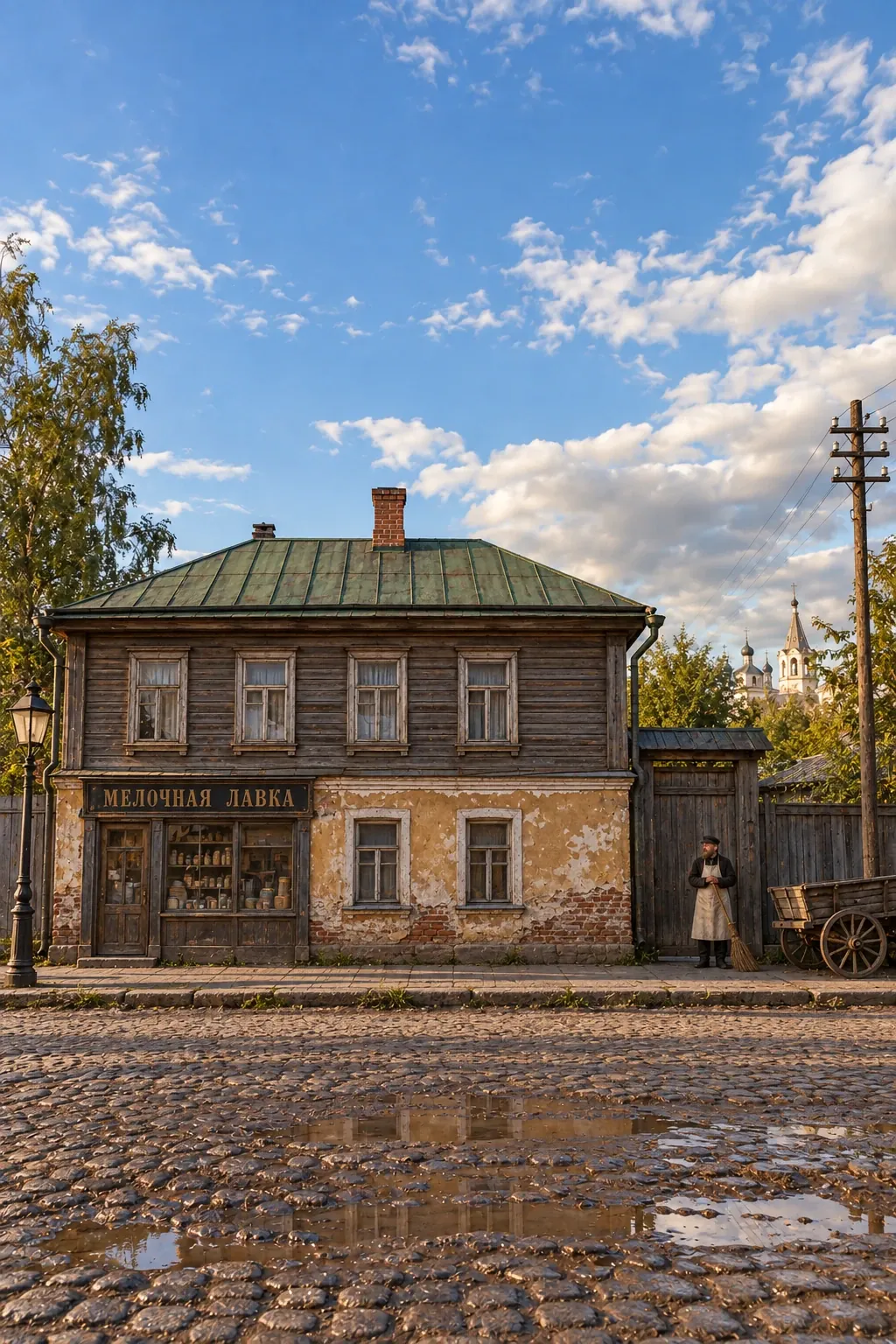 Полукаменный дом с лавкой, 1860–1910-е: иллюстрация