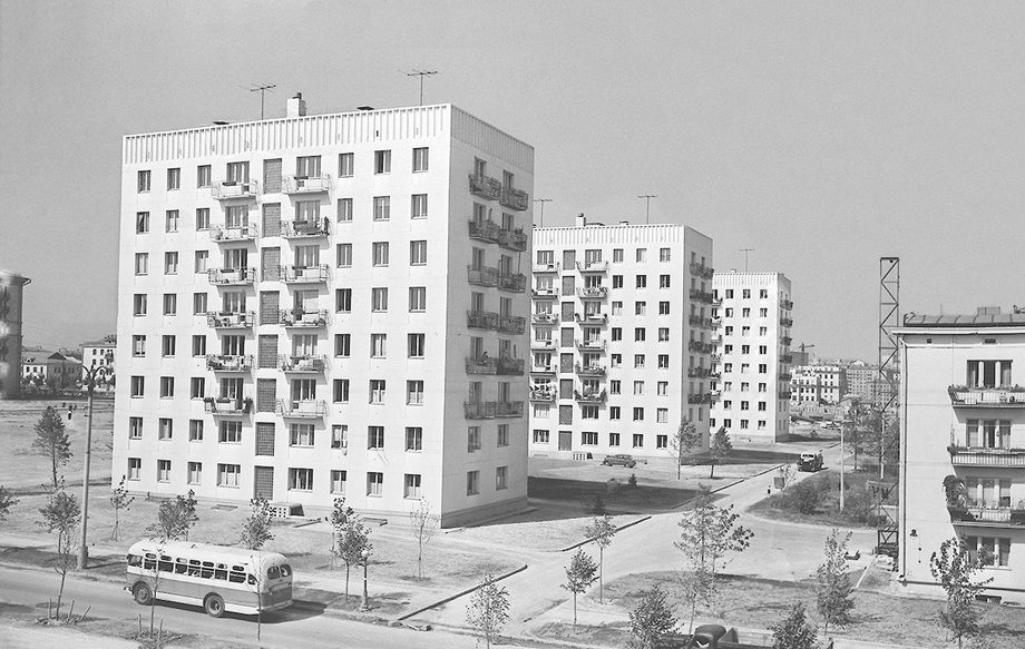 Новые Черёмушки в 1958 году